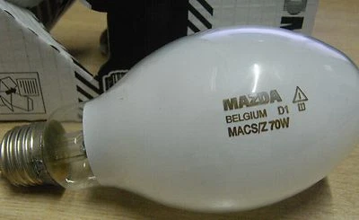 70w E27 high pressure sodium vapour floodlight bulb Mazda MACS/Z 70W 186111