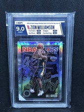 2019-20 Hoops Premium Stock Get Out the Way Rookie Holo Zion Williamson RC HGA 9