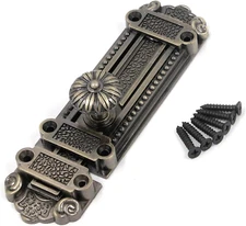 Vintage Latch Door Slide Lock Antique Sliding Bolt Latch Door Latch Barrel Bo...