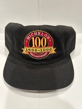 Michelob Hat 100th Anniversary Black Ball Cap 1896/1996 STRAPBACK USA MADE!!