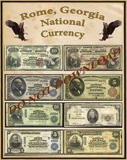 Photoshop Poster Rome Georgia National Currency 1865 - 1935 16" X 20"