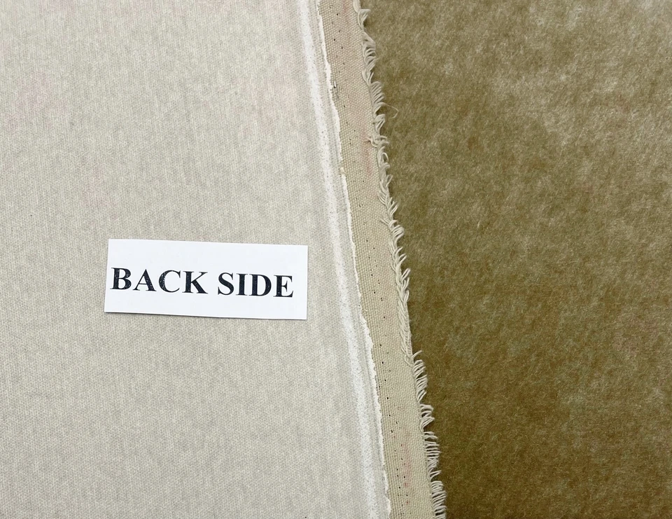 TELA DE TAPICERÍA DE TERCIOPELO DE LANA MARRÓN PERSONALIZADO MOHAIR DE FELPA DE DISEÑO POR YARDA 55"W Foto 4 de 4