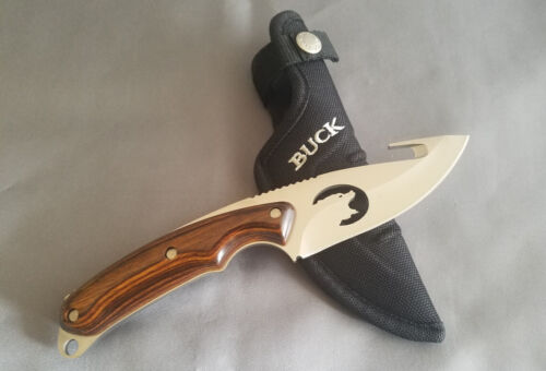 BUCK KNIFE : Limited Edition 693 Walnut Handles - Grizzly Bear Profile : NIB - Picture 3 of 13