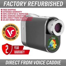 Voice Caddie SL3 Hybrid GPS Laser Rangefinder w/ Slope & Green Undulation - UVG