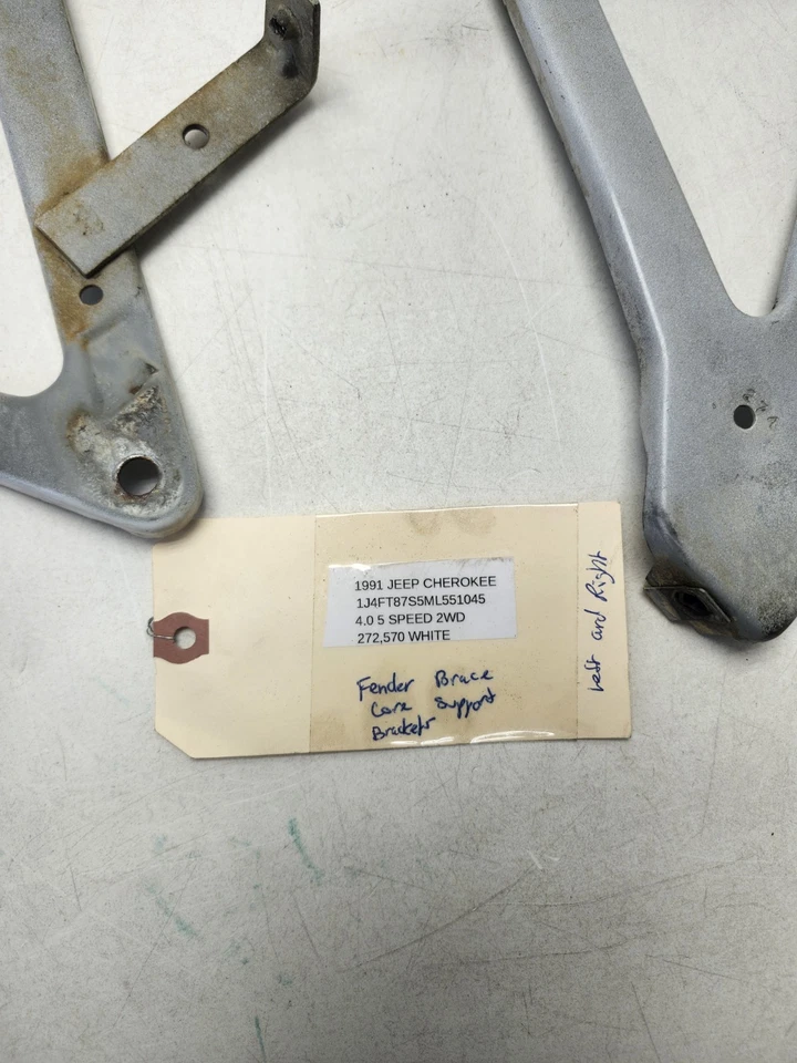 1987-1996 Jeep Cherokee, Comanche MJ Fender Brace/ Основные Опорные Кронштейны LH & RH - Изображение 4 из 4