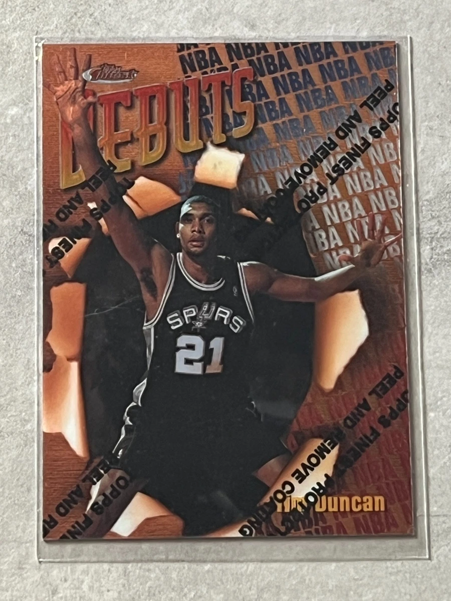 Topps Tim Duncan Basketball Rookie Sports Trading Cards for sale