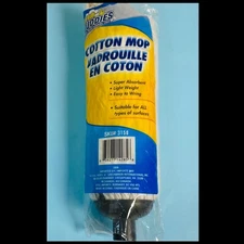 SCRUB BUDDIES Cotton Mop Replacement Head For All Surfaces New NOS