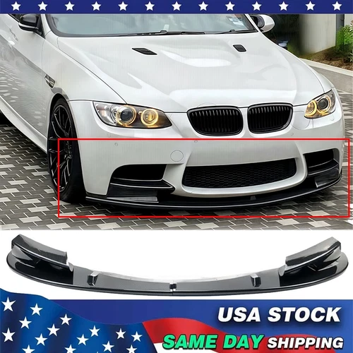 For BMW 3-Series E92 E93 E90 M3 08-13 MP Style Carbon Front Bumper Lip Splitter