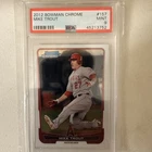 2012 Bowman Chrome Mike Trout #157  PSA 9