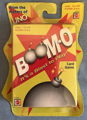 Vintage 2000 BOOM-O Mattel Card Game Sealed