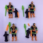 Set of 4 1991  LOOSE Hasbro Cobra 3.75" BATS v2 Complete  Figure