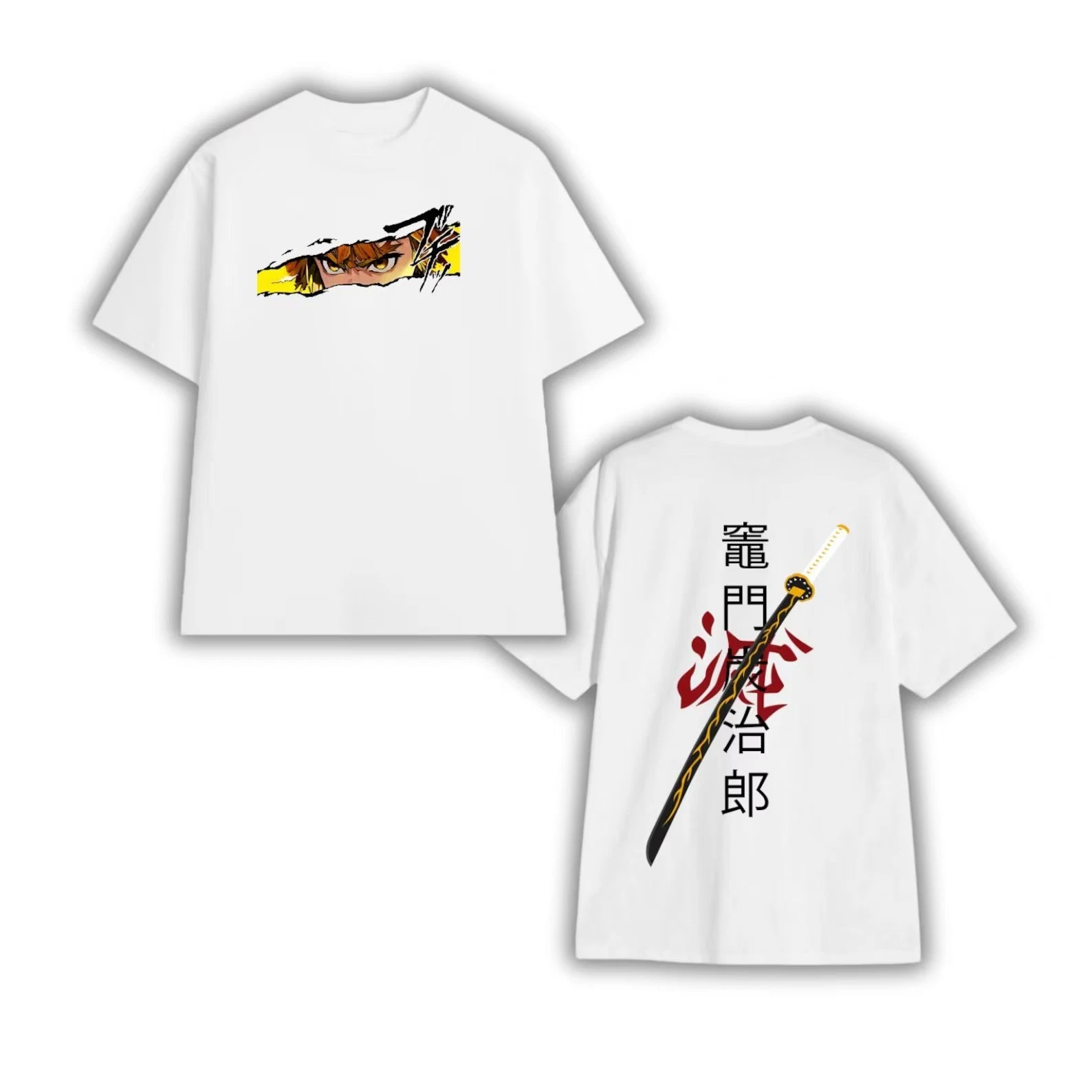 demon Sword Agatsuma zenittsu Double Sided Unisex T-Shirt