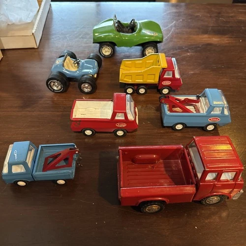 Vintage Marx Tonka Trucks / Buggies - Lot of 10