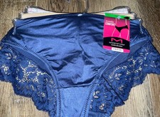 Maidenform 3-Pair Women's Tanga Underwear Nylon Blend Lace Trim A S