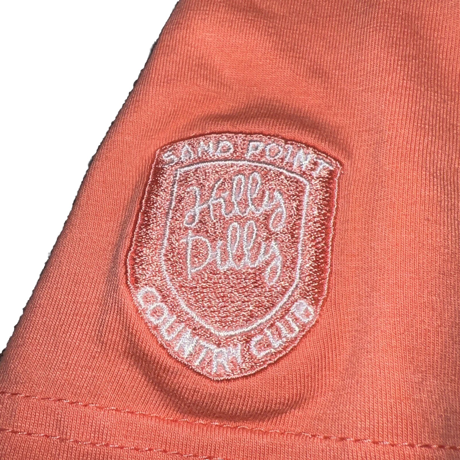 Johnnie-O Prep-Performance Sand Point Country Club Medium Golf Polo Shirt Vtg.