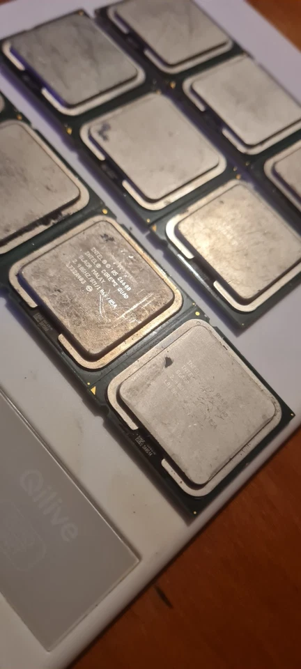 10x Intel Core 2 Quad Q6600 Slacr Scrap Gold Retro Pc - Imagen 2 de 4