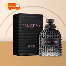 NIB Valentino Uomo Born In Roma 3.4 oz. Eau de Toilette Spray for Men