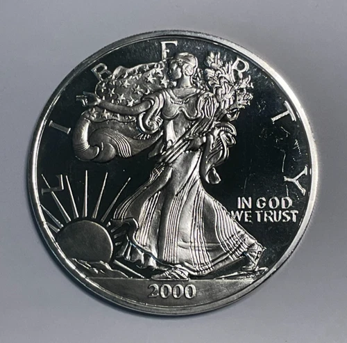 2000 Half Troy Pound .999 Fine Silver Round Walking Liberty, 186.6 gms, # 7068