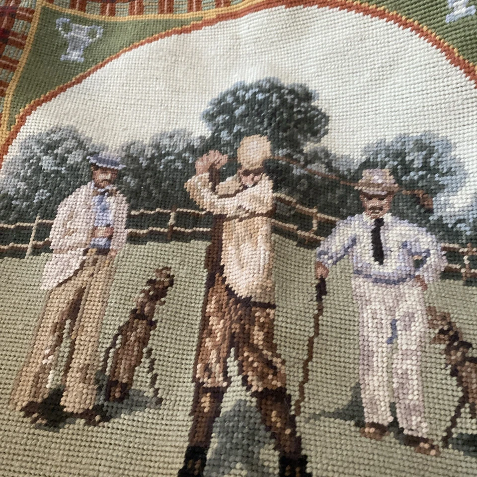 Almohada de punta de aguja | Cojín vertical clásico de verano para golfistas 20x18 Foto 4 de 4