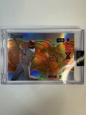 Pete Rose /25 2024 Wild Card Alumination Groovin' Orange Cincinnati SSP