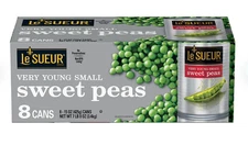 Le Sueur Very Young Small Sweet Peas, 15 oz., 8 ct.