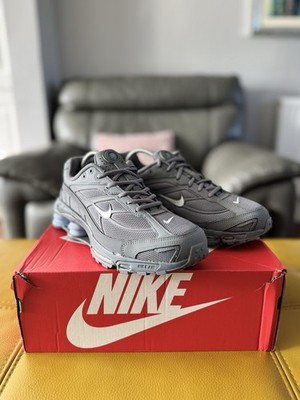  Brandneue Nike Shox Ride 2 Turnschuhe Cool Grau Blau Silber UK 8,5 US 9,5 