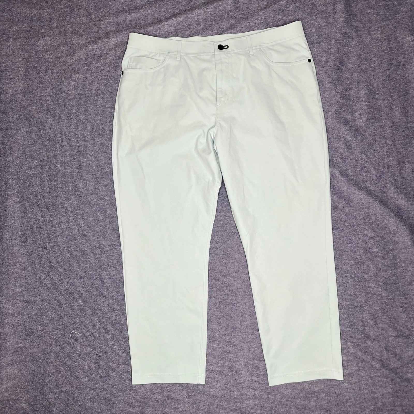 Public Rec All Day Every Day Pants Mens 38x25 Light Blue Stretch Tech Chinos