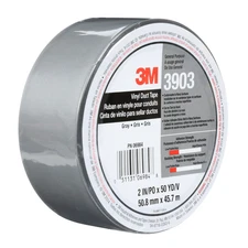 3M Vinyl Duct Tape [Removes Cleanly] (3903): 2 in. x 50 yds. (Grey)
