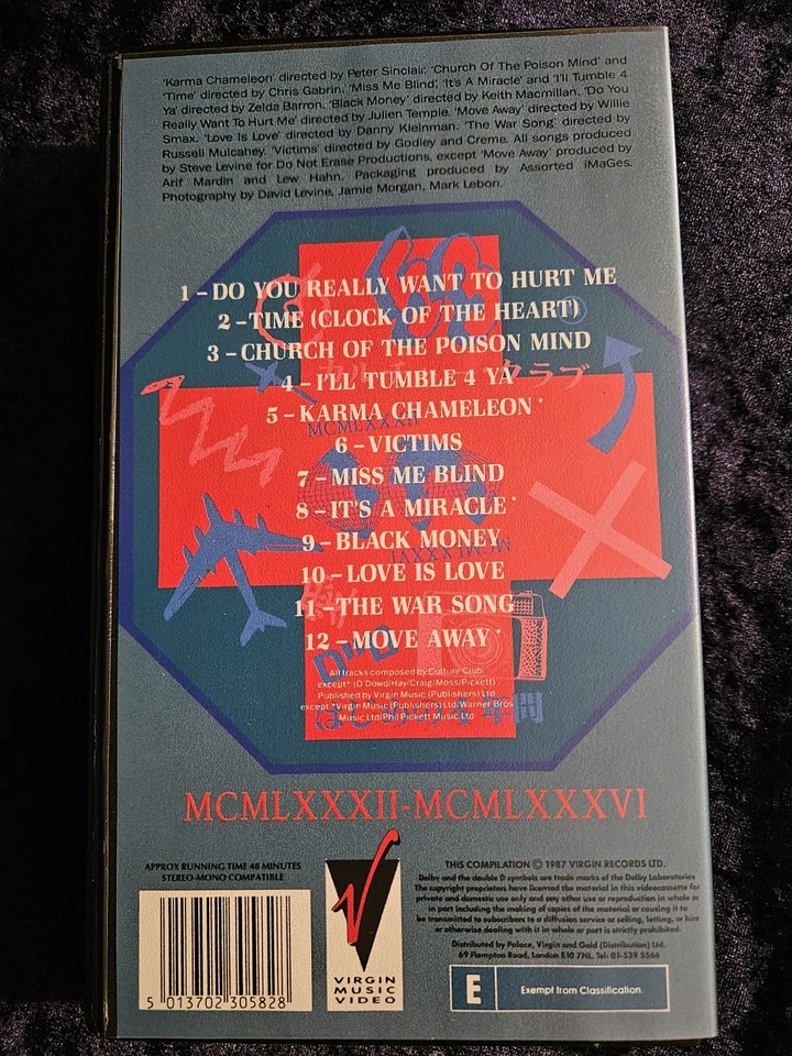Culture Club This Time VHS Video  - UK Pal Version - Image 3 of 3