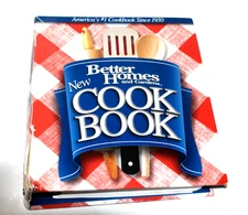 Vintage 2003 Better Homes And Gardens New Cookbook 12 Edition 5 ring Binder.