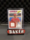 2026 Topps Heritage Mike Trout Red Game-Used Relic Card 19/77 #ROR-MT Angels