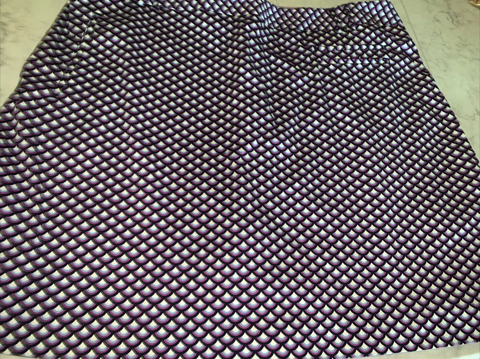 Skort Sport Haley Talla 16 Negro Blanco Azul Púrpura Foto 2 de 4