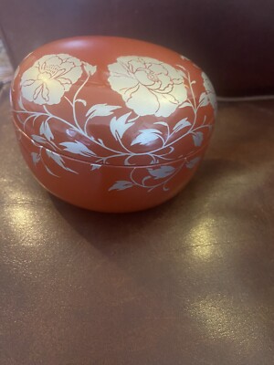 Isuke Bonbonniere ''Hana'' Bonboniere rot Uris Hi, handgefertigtes Lackgeschirr Japan