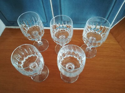 5 Südweingläser Portweingläser Bleikristall Vintage Retro 50er/60er Jahre
