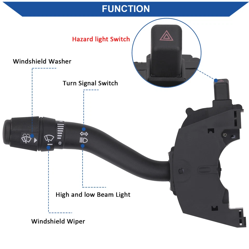 Turn Signal Switch for 1998-2005 Ford F-150 F-250 F-650 F-750 Lincoln Blackwood Foto 3 de 4