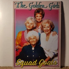 The Golden Girls Metal Sign Wall Hanging TV Show Collectible Tin Decoration