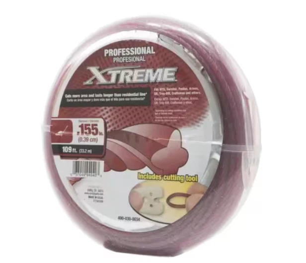 Professional Xtreme 109 pies 0,155 pulgadas Línea recortadora trenzada universal con corte Foto 3 de 4