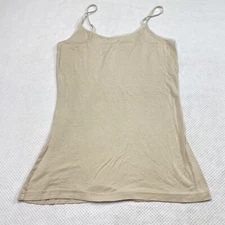 Lady Hathaway Womens Top sz S Beige Adjustable Lightweight Stretch Camisole