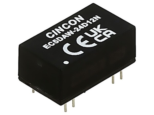 EC5DAW-24D12N Wandler: Dc/Dc 10W Ueing: 9-36V Uausg: 12VDC Uausg2: -12VDC 66G C-image