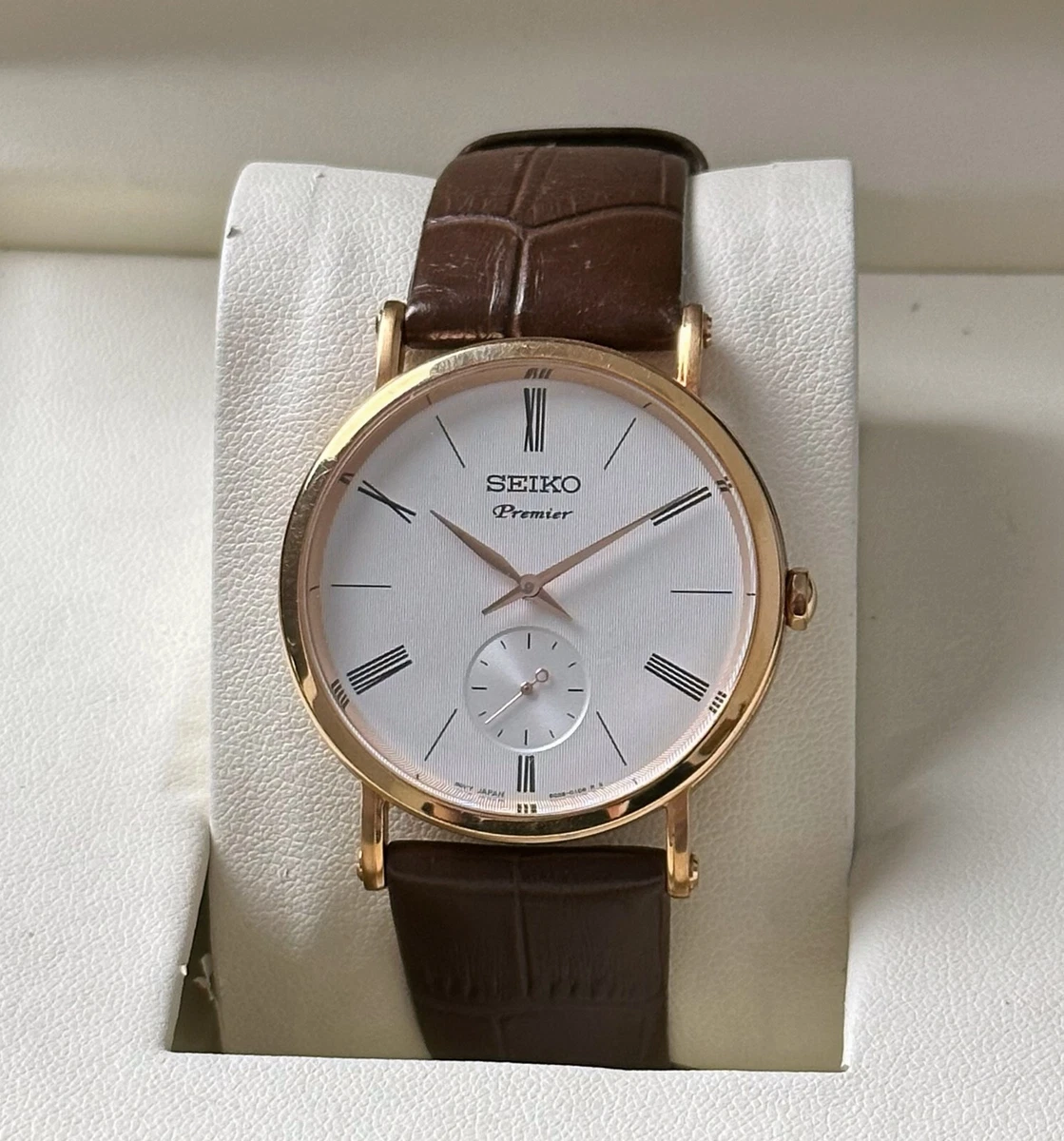 Seiko Premier 6G28 00X0 White Dial Men s Made In Japan Wristwatch