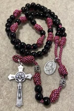 St. Therese Of Lisieux Catholic Rosary, Strong, Durable Rosary - Handmade