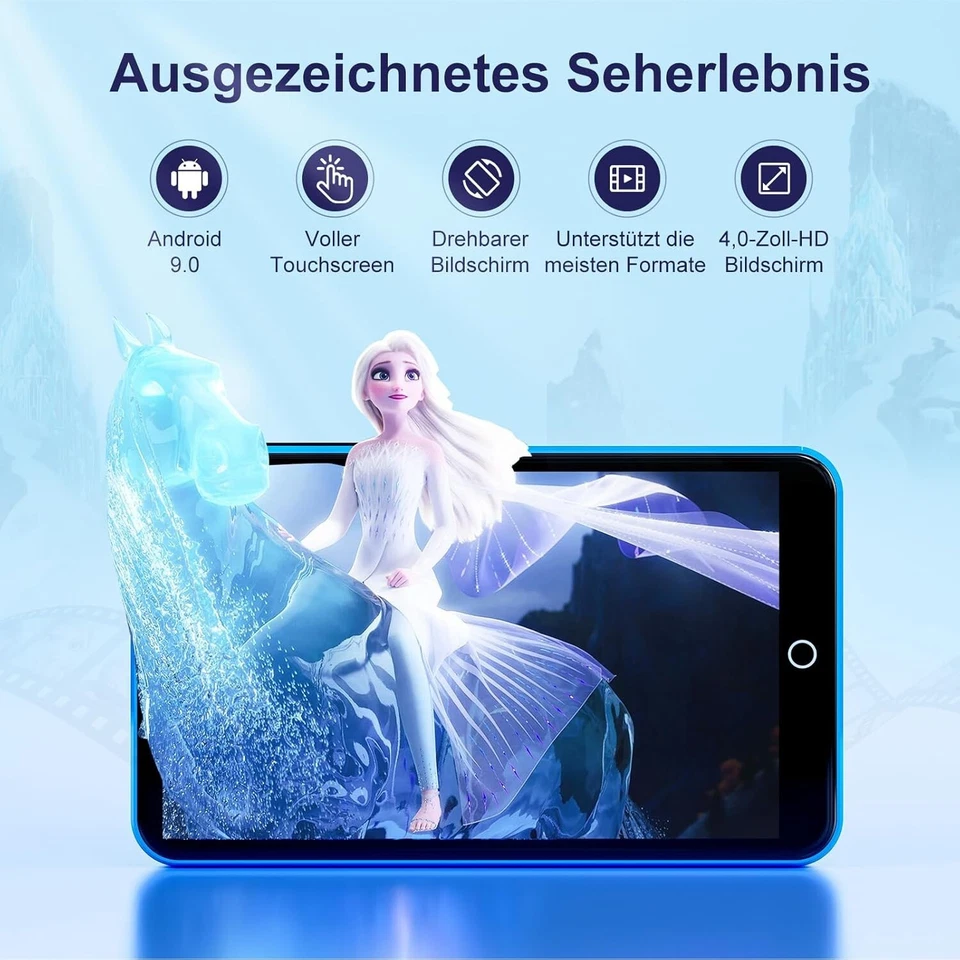 MP3 MP4 Player mit WiFi Bluetooth 4 Zoll IPS Touch Screen 80GB Android C271 - Bild 4 von 4