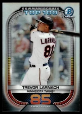 Trevor Larnach 2021 Bowman Chrome Bowman Scout's Top 100 Card  #BTP-85