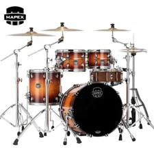 Mapex Saturn Evolution Fusion 4-Piece Birch Shell Pack Exotic Sunburst Lacquer