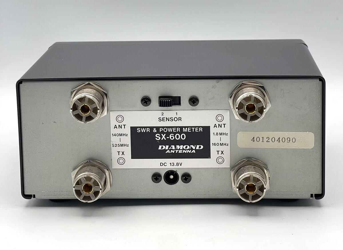 Diamond Antenna SX600 Dual Power Meters W/ Power Supply Diamond Antenna SX600 Dual Power Meters W/ Power Supply