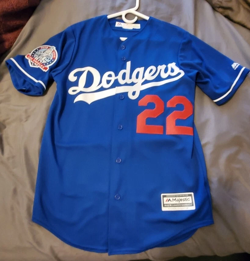 Majestic MLB Los Angeles Dodgers Clayton Kershaw Jersey small authentic 2018