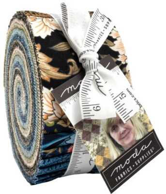 Morris Manor Moda Jelly Roll, 40 2.5x44-inch (6.4x112cm) Precut Fabric Strips