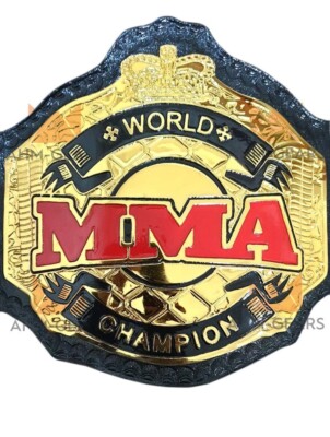 New MMA Wrestling Championship Belt Adult Size Zinc Metal | eBay