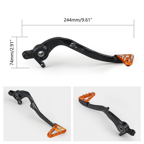 Forged Brake Foot Pedal Lever For KTM 125 250 350 450 XC XCF SX SXF 2016-2025 - Picture 10 of 13