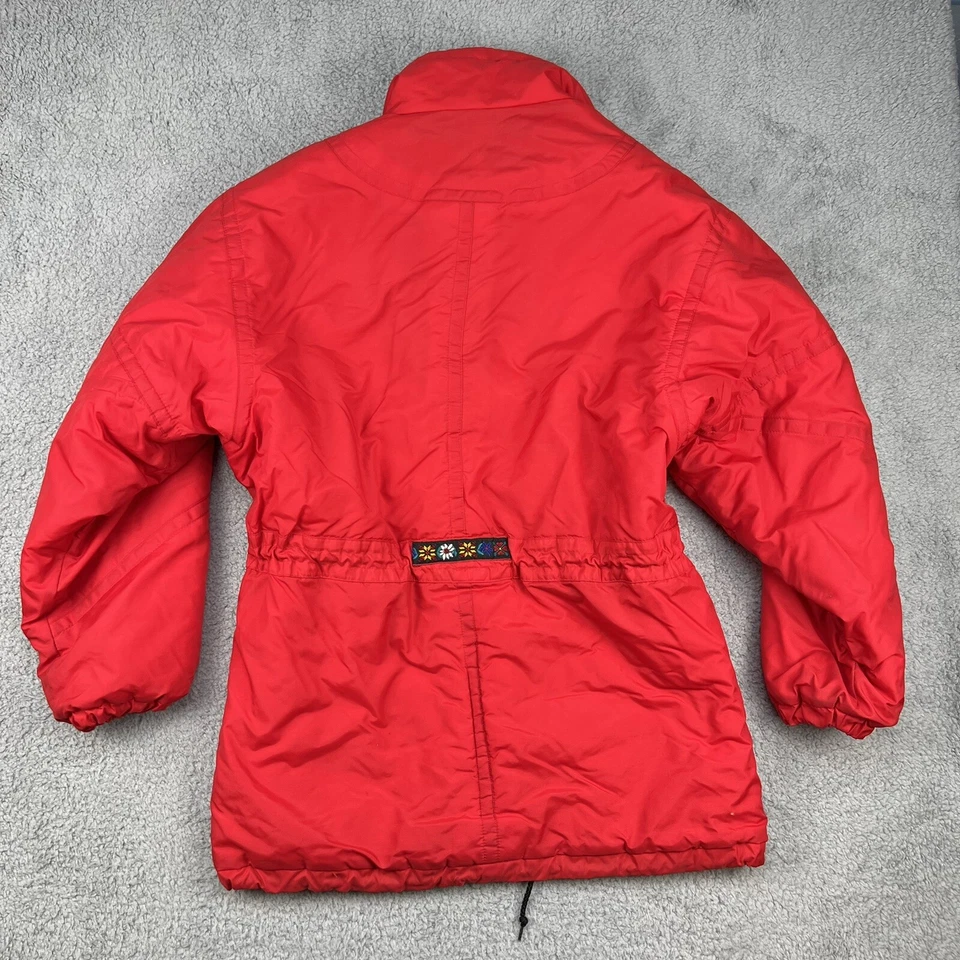 Chaqueta Obermeyer Esquí Nieve Juniors 18 Roja Cremallera Completa Bolsillos Niñas Foto 2 de 4